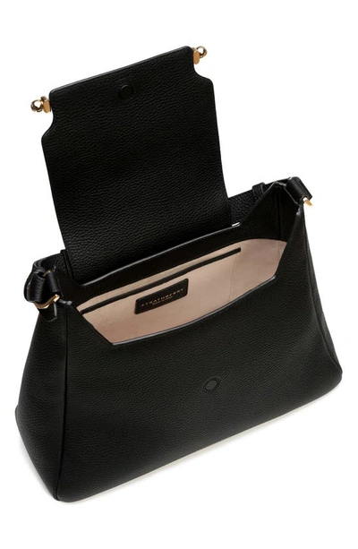 Strathberry Multrees Leather Hobo In Black