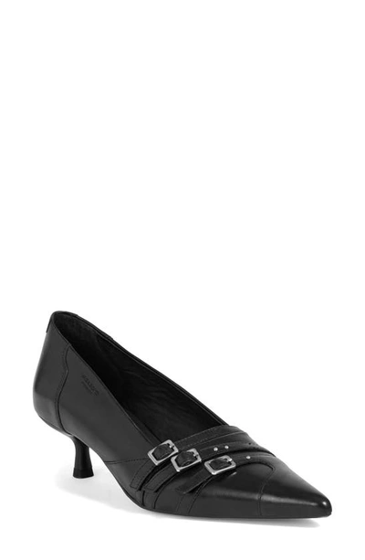 Shop Vagabond Shoemakers Lykke Pointed Toe Kitten Heel Pump In Black