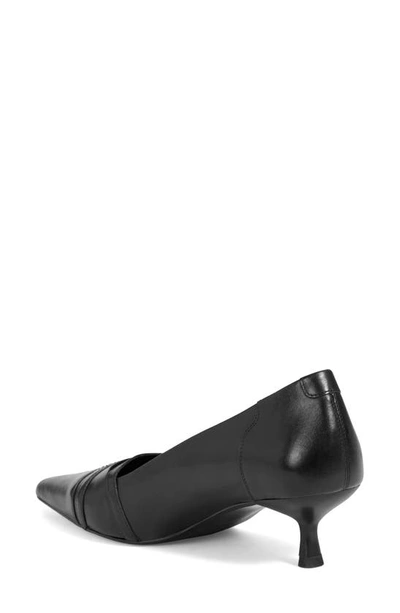 Shop Vagabond Shoemakers Lykke Pointed Toe Kitten Heel Pump In Black