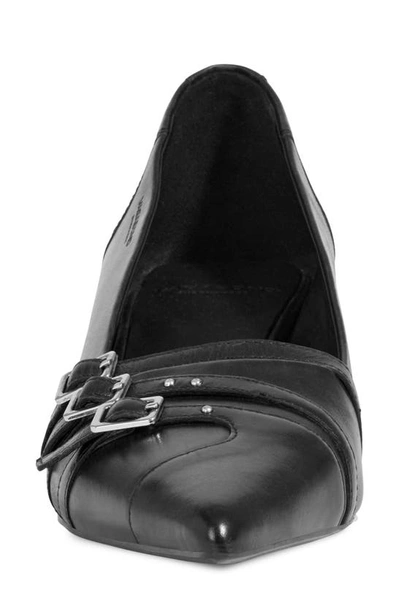 Shop Vagabond Shoemakers Lykke Pointed Toe Kitten Heel Pump In Black