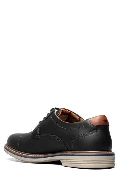 Shop Florsheim Norwalk Cap Toe Derby In Black Ch