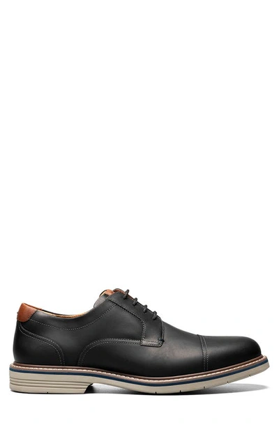 Shop Florsheim Norwalk Cap Toe Derby In Black Ch