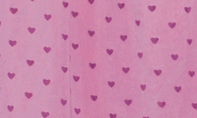 Shop Seven 'til Midnight Seven ‘til Midnight Lace Cup Heart Mesh Babydoll & Thong Set In Pink