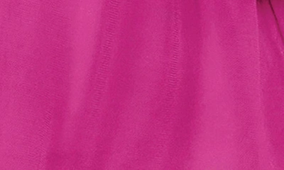 Seven 'til Midnight Seven ‘til Midnight Lace Trim Mesh Babydoll & Panties Set In Fuchsia