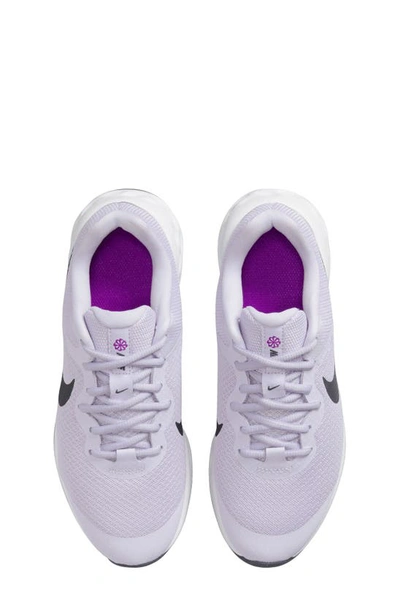 Shop Nike Kids' Revolution 6 Sneaker In Violet/ Blue/ Silver/ White