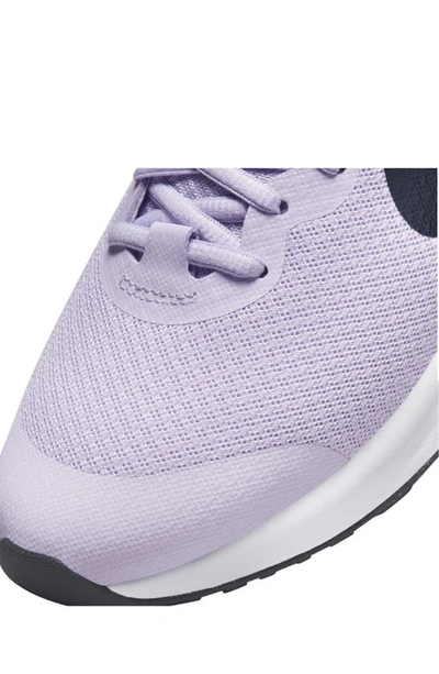 Shop Nike Kids' Revolution 6 Sneaker In Violet/ Blue/ Silver/ White