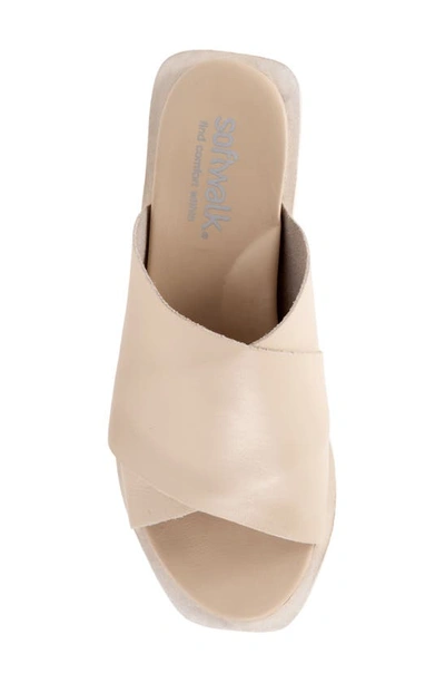 Shop Softwalk ® Kara Slide Sandal In Ivory