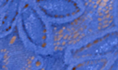 Seven 'til Midnight Seven ‘til Midnight Mesh & Eyelash Lace Teddy In Blue