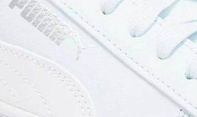 Shop Puma Smash V3 Platform Sneaker In Dewdrop- White- Silver