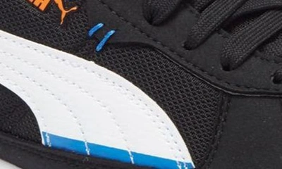 Puma Graviton Running Shoe In  Black-white-royal-orange