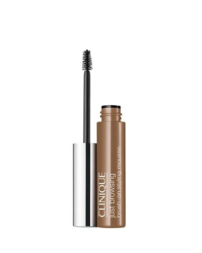 Shop Clinique Just Browsing Brush On Styling Mousse In Soft Brown