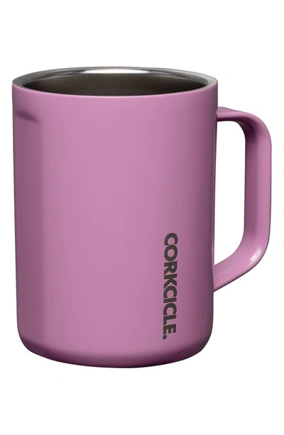 Shop Corkcicle 16-ounce Insulated Mug In Orchid