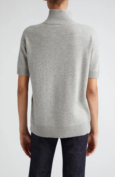 Shop Max Mara Paola Wool & Cashmere Turtleneck Sweater In Light Grey