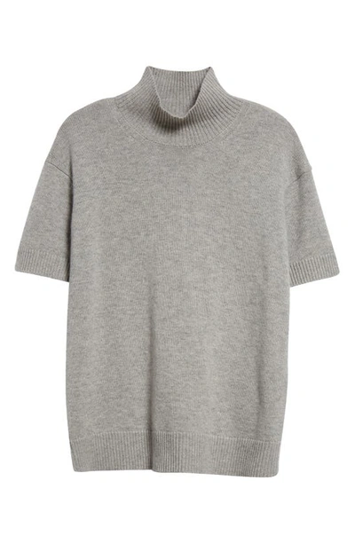 Shop Max Mara Paola Wool & Cashmere Turtleneck Sweater In Light Grey