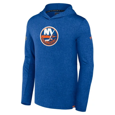 Fanatics Branded  Royal New York Islanders Authentic Pro Lightweight Pullover Hoodie In Royal