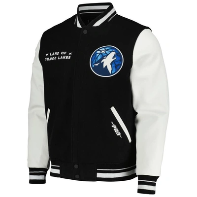 Shop Pro Standard Black Minnesota Timberwolves 2023/24 City Edition Varsity Jacket