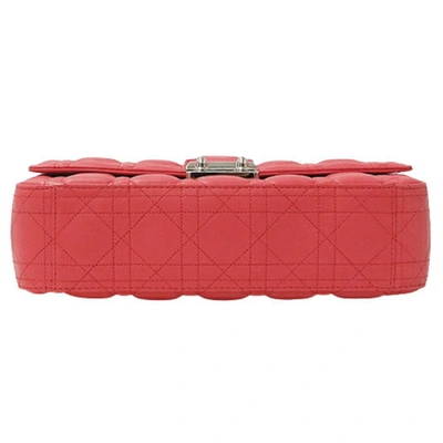 Shop Dior Pink Leather Shoulder Bag ()