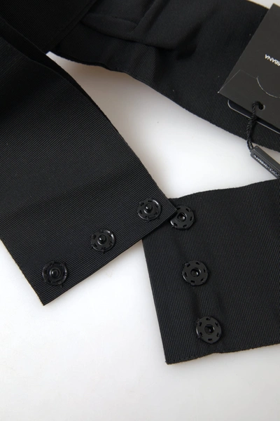 Shop Dolce & Gabbana Exquisite Embellished Black Women's Belt