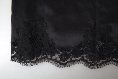 Shop Dolce & Gabbana Sultry Black Silk Camisole Women's Top
