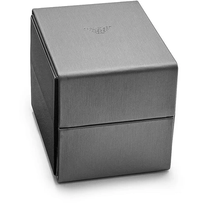Emporio Armani Bronze Steel Quartz Watch In Bronze