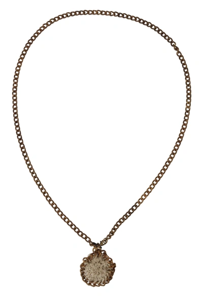 Shop Ermanno Scervino Gold Tone Luxury Women's Necklace