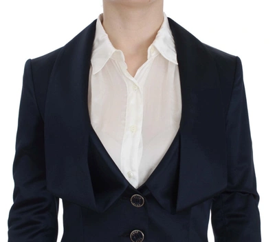 Shop Exte Elegant Blue Blazer Jacket With Designer Women's Flair