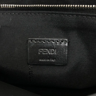 Shop Fendi Selleria Black Leather Clutch Bag ()