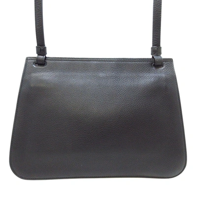Shop Gucci Bamboo Daily Black Leather Shoulder Bag ()