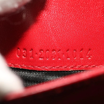 Shop Gucci Couverture Agenda Red Canvas Wallet  ()