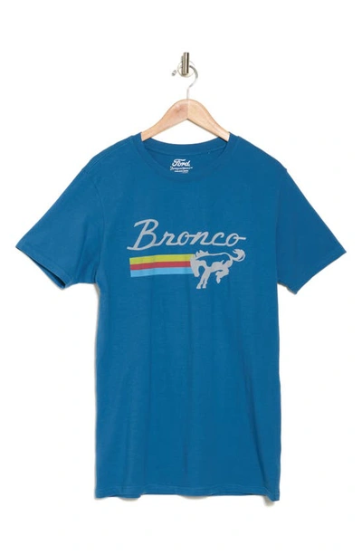 Shop American Needle Bronco Graphic T-shirt In Royal