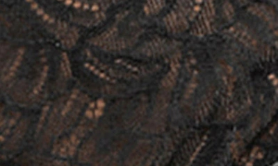 Seven 'til Midnight Seven ‘til Midnight Lace Bra & Panties With Garter Straps Set In Black