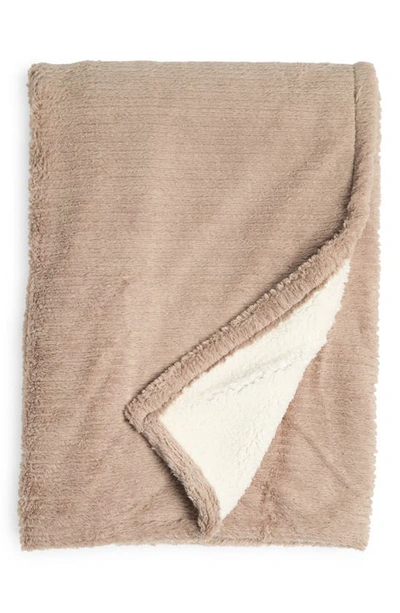Shop Bcbg Reversible Throw Blanket In String