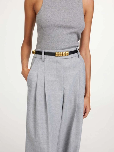 By Malene Birger Ounlo Leather Belt In Black