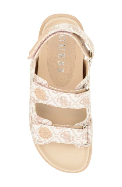 Shop Guess Gallai Slide Sandal In Light Pink 680