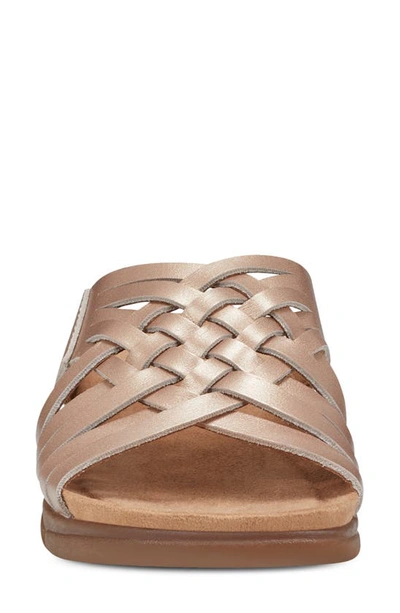 Easy Spirit Meadow Slide Sandal In Bronze