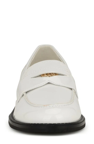 Shop Nine West Seeme Penny Loafer In White
