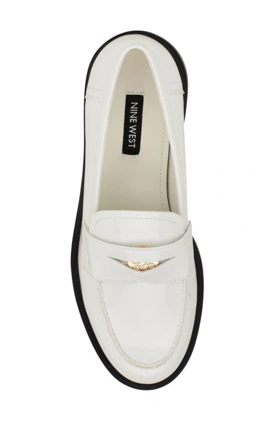 Shop Nine West Seeme Penny Loafer In White