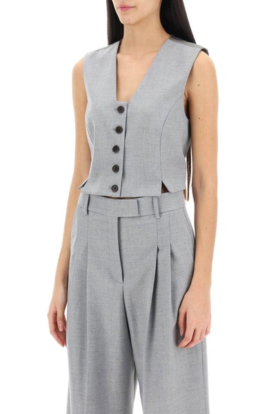 Shop By Malene Birger Bettas Tailoring Vest In Grey