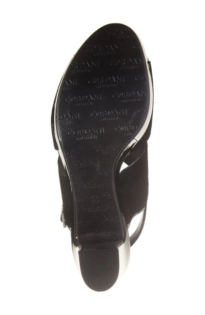 Cordani Toni Slingback Sandal In Crosta Nero
