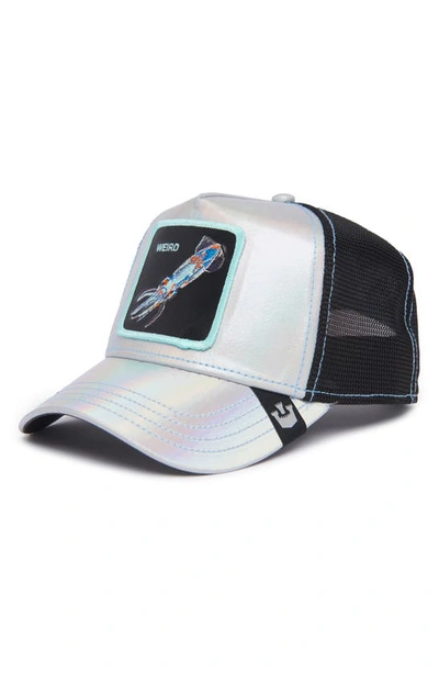 Shop Goorin Bros Go Way Out There Squid Patch Trucker Hat In Silver