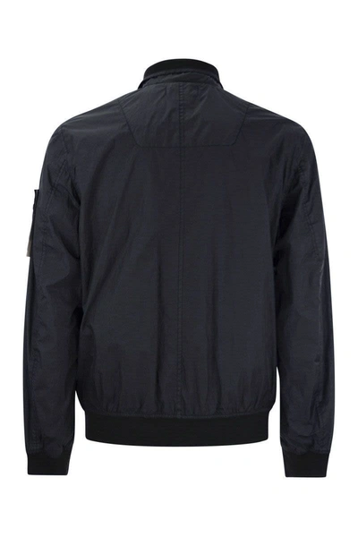 Shop Stone Island Lightweight Jacket In Dark Blue