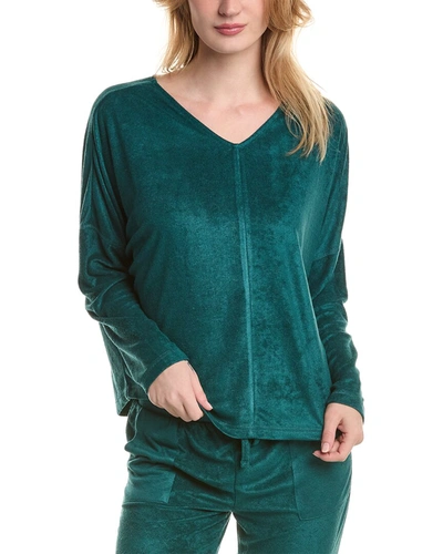 Shop Honeydew Intimates Just Chillin Sweatshirt In Green