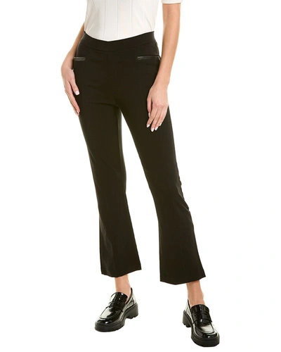 Shop Laundry By Shelli Segal Pull-on Ankle Bootcut Pant In Black