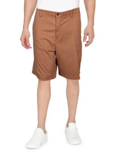 Shop Dockers Mens Stretch Midi Khaki Shorts In Brown