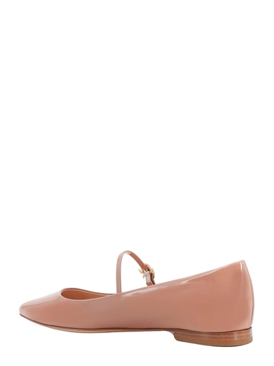 Shop Gianvito Rossi Patent Leather Ballerinas