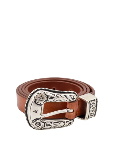 Shop Golden Goose Leather Belt