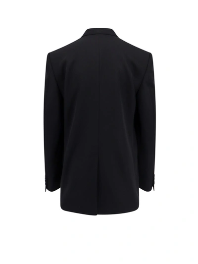 Shop Balenciaga Oversize Wool Blazer With Shoulder Pads