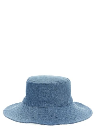 Shop Isabel Marant Deliya Hats Light Blue