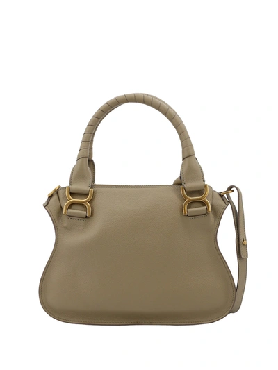 Shop Chloé Marcie Small Leather Handbag With Removable Shoulder Strap