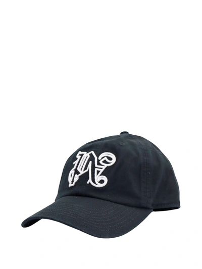 Shop Palm Angels Cotton Hat With Monogram